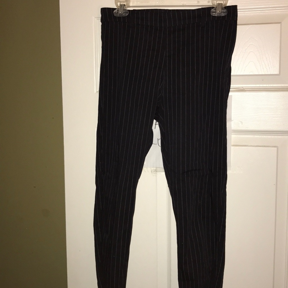 Navy cigarette pants